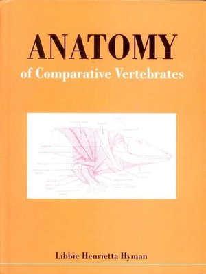 cover image of Anatomy of Comparative Vertebrates